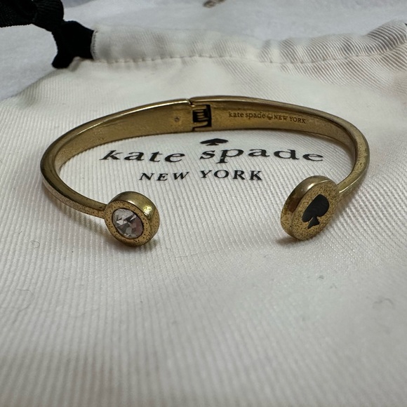 Kate Spade New York Spot The Spade Open Hinge Bangle - Picture 1 of 5